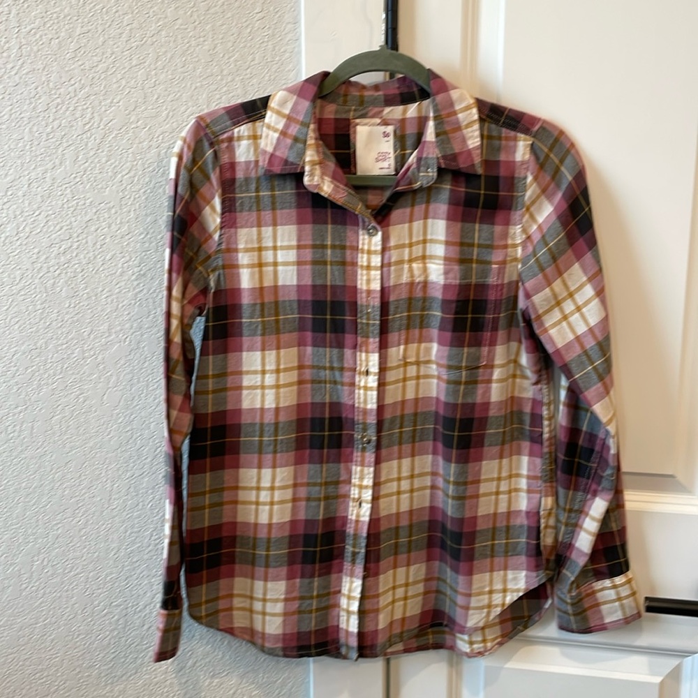NWOT plaid shirt